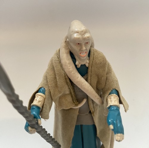 Figurina vintage Star Wars Bib Fortuna completa di staff originale Hong Kong 1983 - Foto 8 di 13