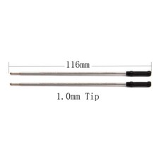 4.5" 116mm Long Ballpoint metal Pen Refill Fits For Cross 8513 8511 Tip:1.0mm