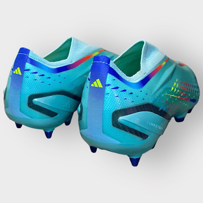 Adidas X Speed Portal + Elite SG Clear Aqua Soccer Cleats Adidas X Speed Portal + Elite SG Clear Aqua Soccer Cleats