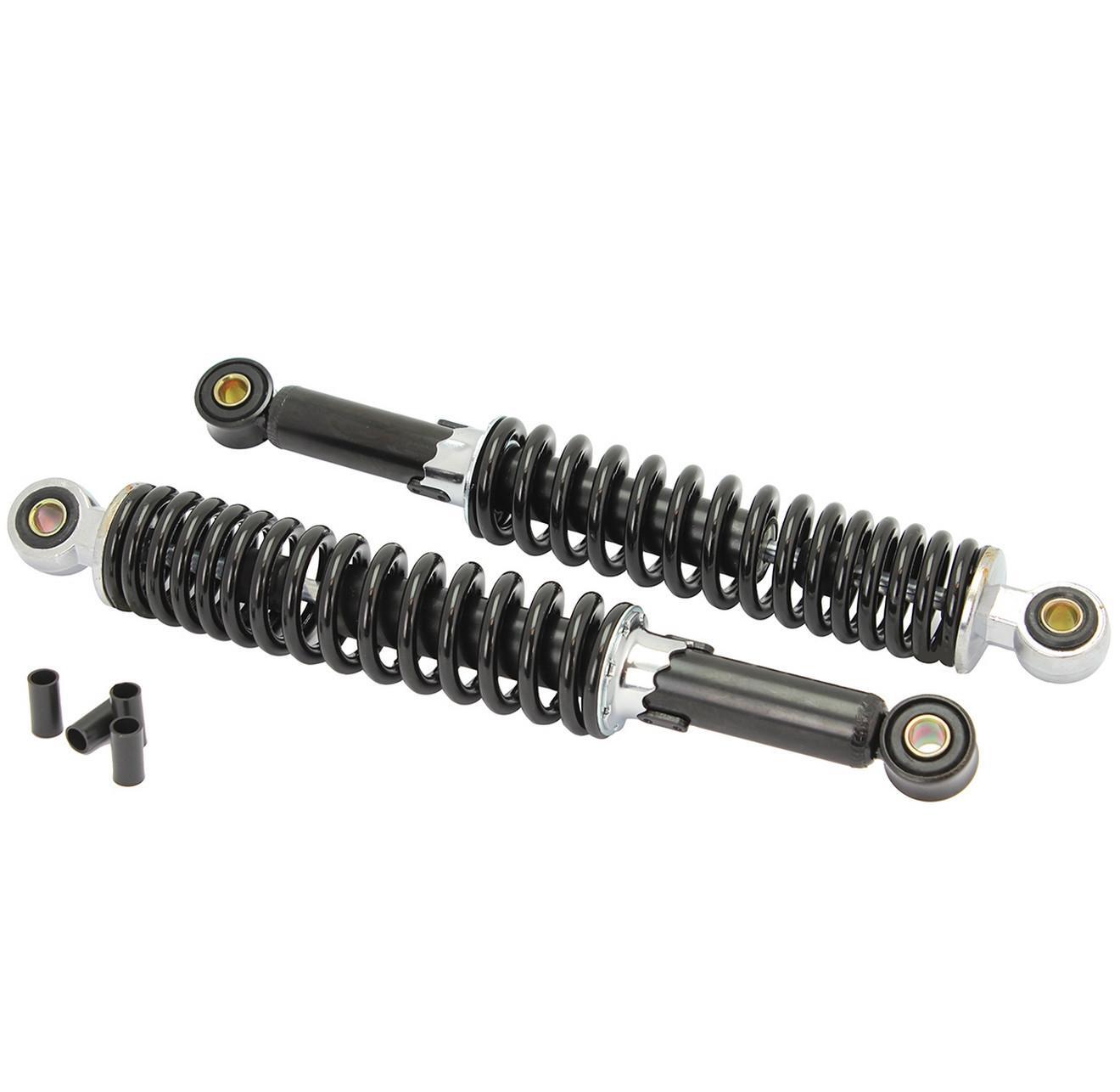 Amortisseurs réglables 310mm noirs finition supérieure pour cyclo