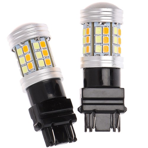 2Pcs 3157 LED Amber White Rear Turn Signal Parking High Power Light Bulbs:0Y _yi - Picture 11 of 12