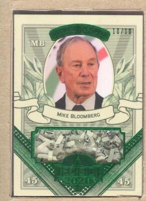 Mike Bloomberg MO31 2020 Decision 2020 Money Card Shredded Currency Green 10/10