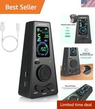 Digital Metronome with Timer - One Touch, Adjustable Volume for All Instruments