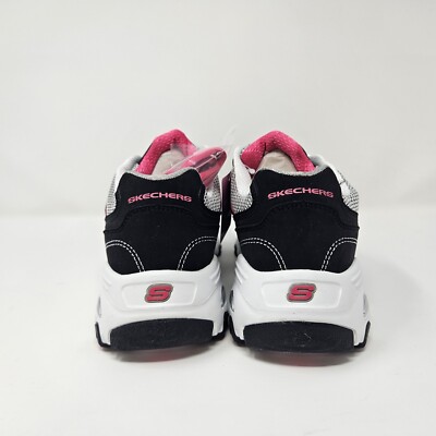 Women's Skechers D'Lites-Life Saver 'Black/Pink' Sneaker/ 11860EW