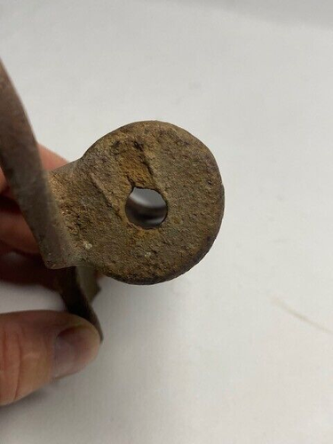Antique Cast Iron Wall Mount FLAG POLE Holder BRACKET - Picture 6 of 8