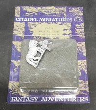 CITADEL MINIATURES U.S. FAC34 MOUNTED Gnome Warrior Theif LEAD METAL VINTAGE