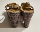 GIANMARCO SORELLI Leather High Heel Sandals Size 7 38 Made in Italy — photo 5