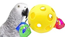 3316 Ring Ball Foot Talon Bird Toy Cockatiel Parakeet Conure Amazon African Grey