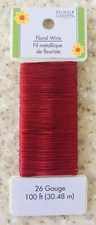 Floral Garden 26 Gauge FLORAL WIRE 100ft Choose Your Color(s) NEW