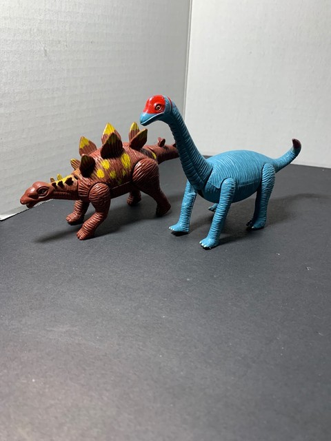 2001 K&M Wild Republic Jointed Velociraptor Parasaur Action Figure Dinosaur 2 Pc | eBay