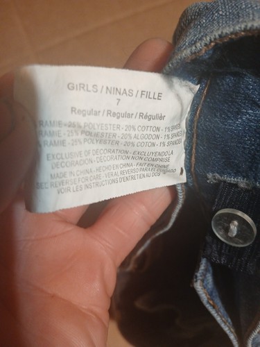 L.e.i. Chelsea Lowrise Bootcut Girls Jeans Sweetheart Style Size 7 - Picture 8 of 13
