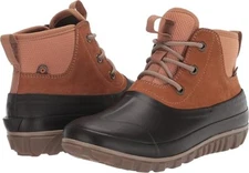 Bogs Womens Classic Casual Lace Leather Boot Snow Cognac Multi Size 7