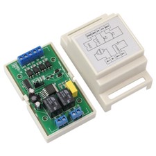 20A Limit DC Motor Forward Reverse Controller 6-40V Driver Module Board + Case