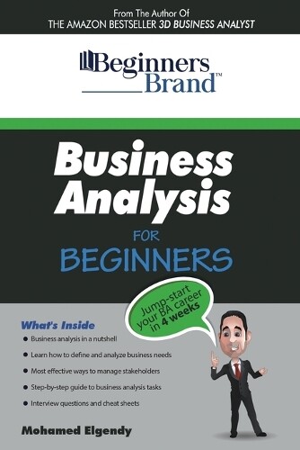 Thumbnail - Mohamed Elgendy Business Analysis For Beginners (taschenbuch)