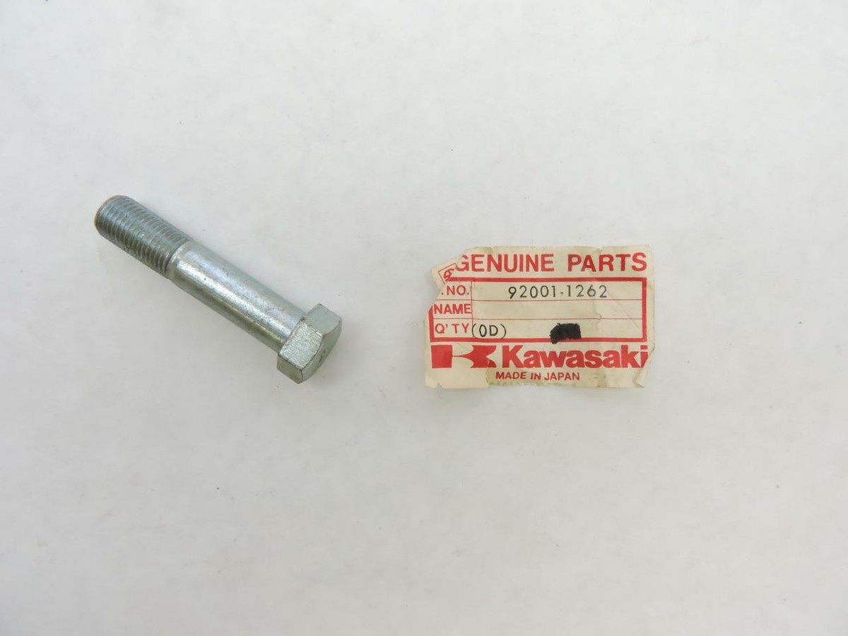 92001-1262 NOS Kawasaki Hex Bolt KZ900 Z1 KZ1000 Police W17682 | eBay