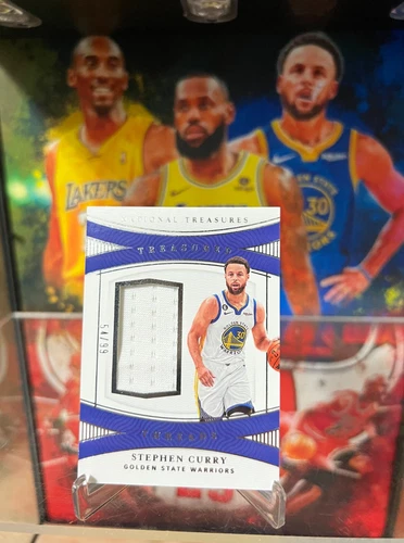 2022-23 Panini National Treasures Stephen Curry Treasured Threads GU Patch /99