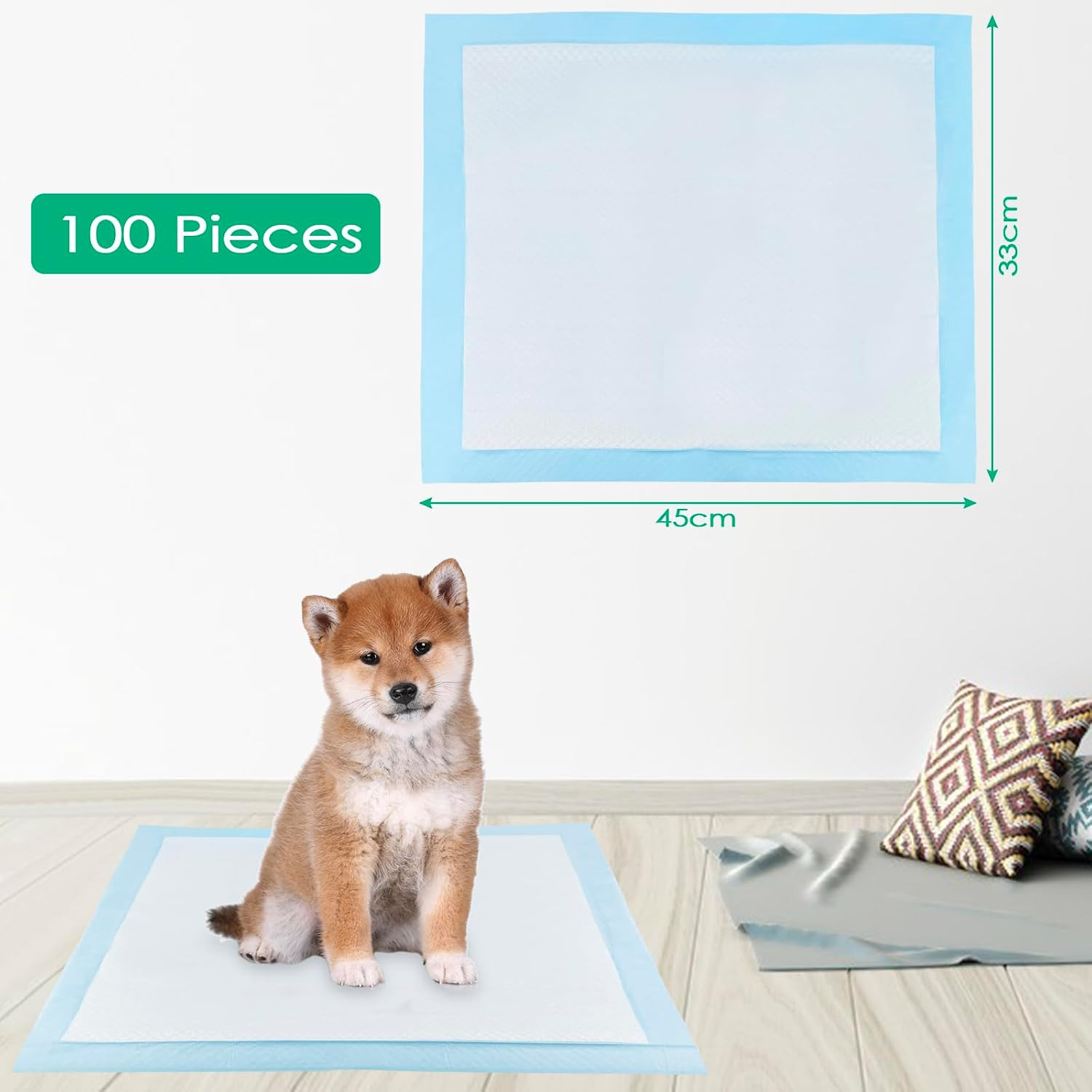 100 Tappetini Igienici per Cani 33x45 cm foto 2