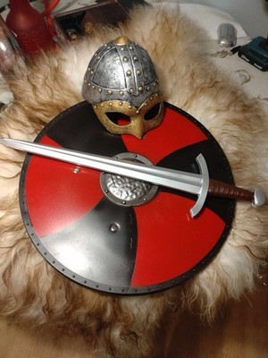 Wikinger Schild 48cm Kinderkostüm Kinderkostüm Drachenzähmen leicht gemacht 