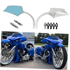 Universal 8MM 10MM Motorcycle Mirrors Rear View Silver with screw for harley