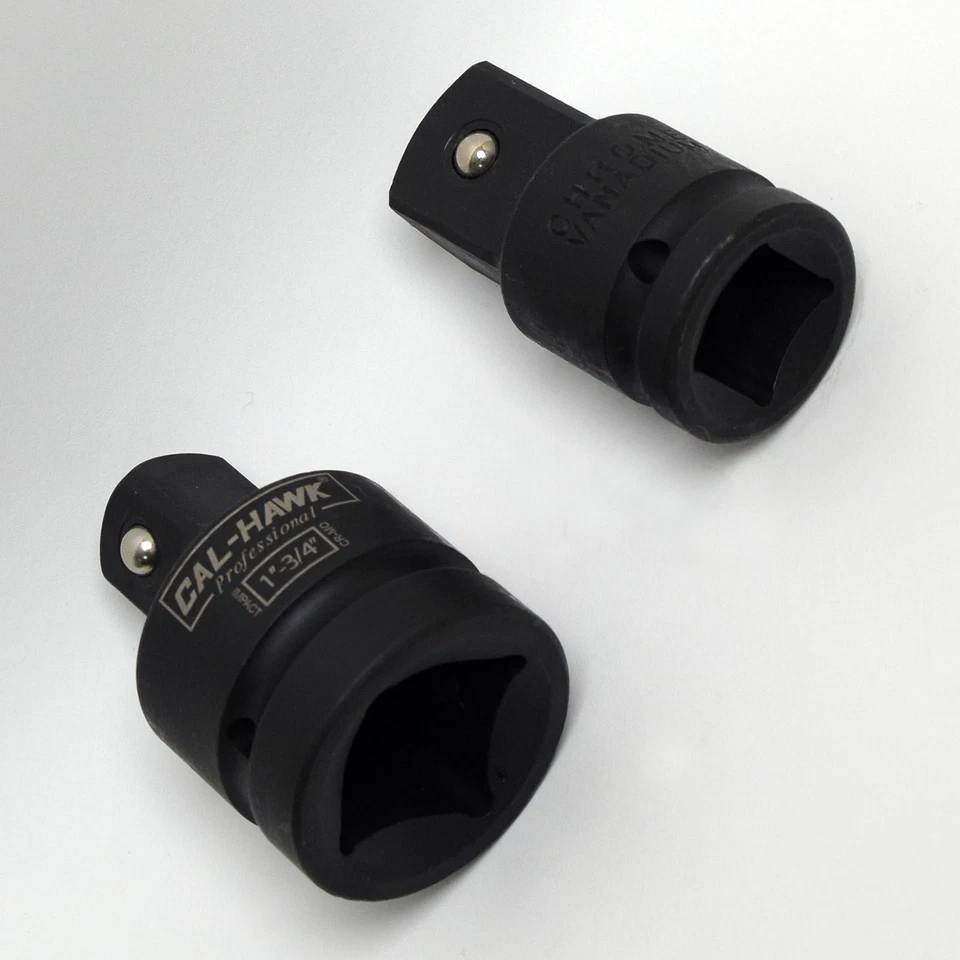 2pc Air Impact 1" x 3/4" Drive Socket Adapter Set Reducer Heavy Duty - Image 4 of 4