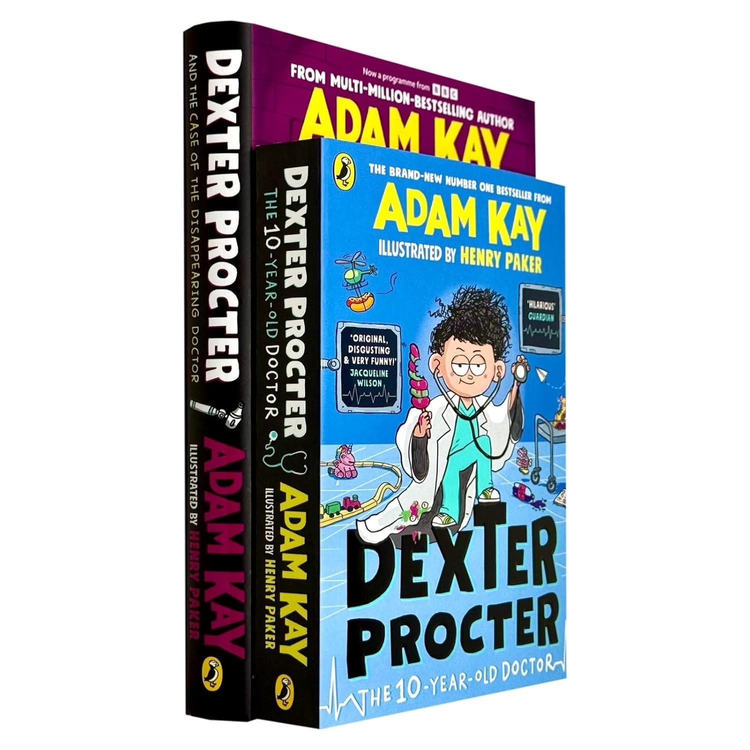 Adam Kay 2 Books Collection Set Dexter Procter and the Case of the Disappearing