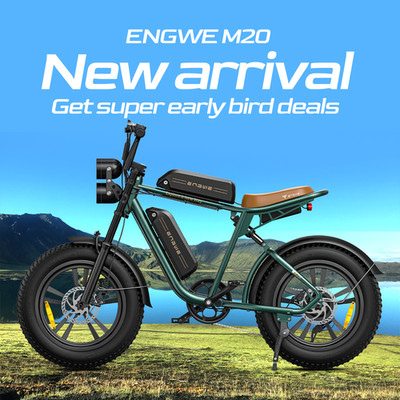 ENGWE E-Bikes M20 250W Mountainbike 20 Zoll Fatbike E Bike Elektrofahrräder Neu