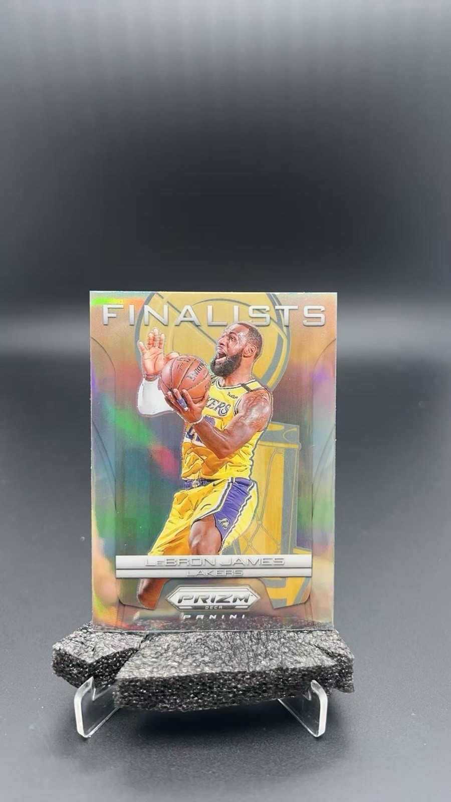 2023-24 Panini Prizm Deca Lebron James Finalists Silver lakers #9459 AL
