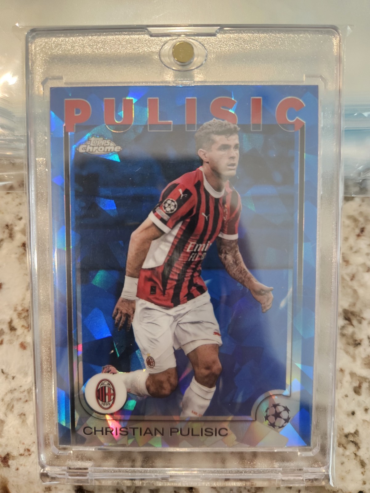 2024-25 Topps Chrome Uefa Club Competitions Sapphire Edition - Christian Pulisic