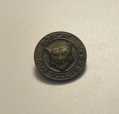 Vintage 1950s CUB SCOUTS BOBCAT PIN