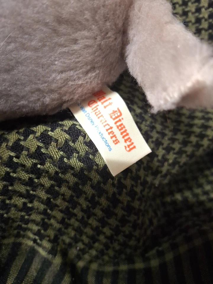 Vintage california stuffed toys dumbo Sitting With Hat Plush - Image 4 of 4