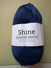 Knit Picks Shine Worsted Yarn in Sailor - 695 Yards - PM for Partial Lots