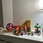 Vintage Y2K Fisher Price Little People Circus Airplane Ride Ferris Wheel Clowns