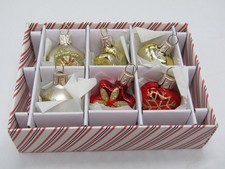 Hallmark 2018 Miniature Decorative Poland Set of 6  Glass Mini Ornaments Set