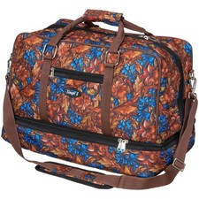 Western Travel Duffel Bag with Bottom Boot/Sh...