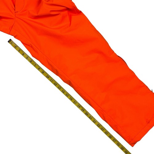 VTG Woolrich Blaze Orange Gore Tex Hunting Snow Pants Insulated FLAW USA Size M - Picture 15 of 16