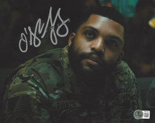 O'SHEA JACKSON JR SIGNED GODZILLA KING OF MONSTERS 8x10 MOVIE PHOTO BECKETT COA