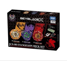 TAKARATOMY MALL EVANGELION STORE Limited BEYBLADE X CX-00 Evangelion Deck Set