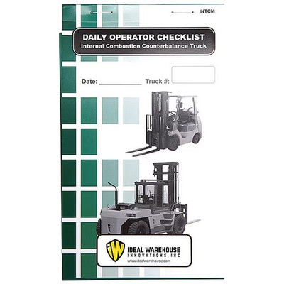 Ideal Warehouse Innovations 70-1075-CP Replacement Checklist Book, 1 3