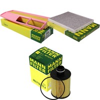 MANN-FILTER Inspektionspaket FüR Opel Combo Kasten/Kombi 1.3 Cdti Fiat Doblo