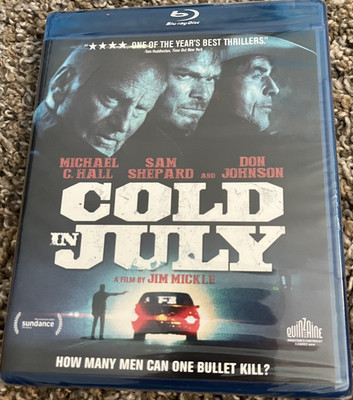 Cold in July Blu-Ray - Brand New / Sealed - IFC Films - Michael C. Hall