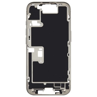 Clappio, Mittelgehäuse kompatibel iPhone 16 Pro präzise Passform, Hellgrau