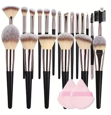 3-20PCS Makeup Brush Set | Foundation Eyeshadow Blush Kabuki Tools