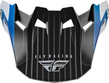 FLY RACING 73-47104M FORMULA CARBON PRIME VISOR BLUE/WHITE/BLUE CARBON MD/LG