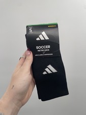 NWT Adidas Soccer Metro Socks Arch Compression Black Over the Cafs Socks - Small