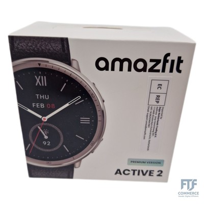 Amazfit Active 2 Normal Smart Watch 44mm, NFC Zahlung, AI, Sprachsteuerung, GPS 