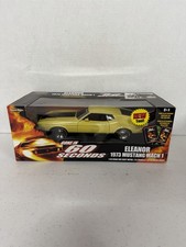 Ertl American Muscle 118 1973 Ford Mustang Mach 1 Eleanor Yellow Diecast