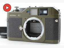  Near MINT   Voigtlander BESSA R2 Olive 35mm RF Film Camera Leica M From JAPAN