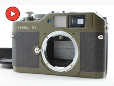 [Near MINT+++] Voigtlander BESSA R2 Olive 35mm RF Film Camera Leica M From JAPAN