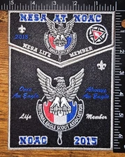 NESA at NOAC 2015 Pocket Patch & Flap Once an Eagle Always an Eagle BSA Patches