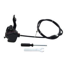 Thumb Throttle Accelerator Brake Lever Cable for 50-250cc ATV Quad Pit Bike